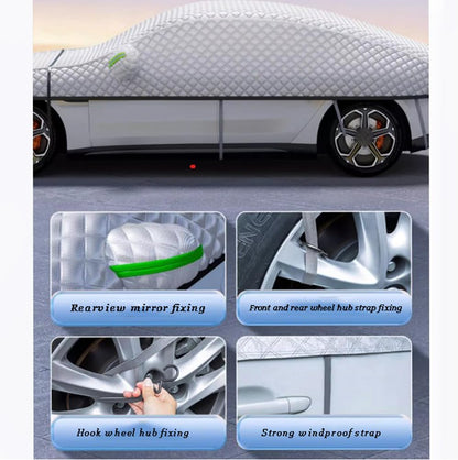Autoabdeckung wasserdicht UV-Schutz ganzjährig | AutoProtect™