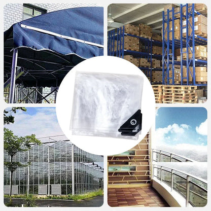 Transparente PVC Plane wasserdicht mit Ösen für Außenbereiche