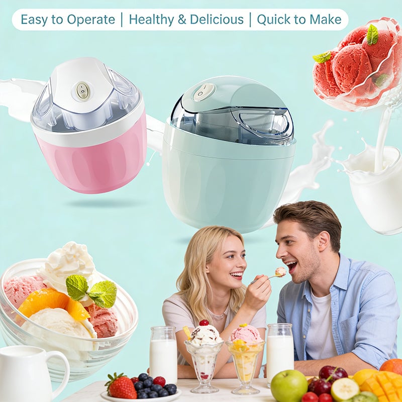 ChillCraft™ | 3-in-1 Dessert Maker – Eis, Sorbet & Joghurt Maschine, kompakt & schnell