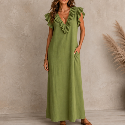 Florenza – Müheloses Maxikleid mit Taschen
