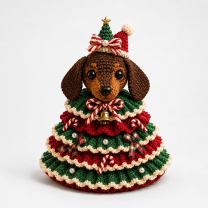 DIY Häkelset Hochlandrind Weihnachtsanhänger