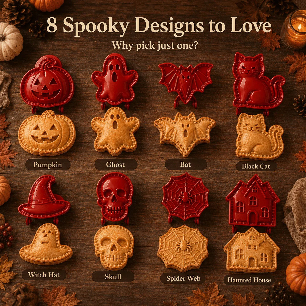 1+1 in kaching - Halloween Mini-Pie-Former 8 Motive | SpookEase