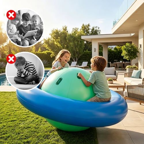 AquaJoy™ | Aufblasbarer Garten-Wassersprinkler für Kinder