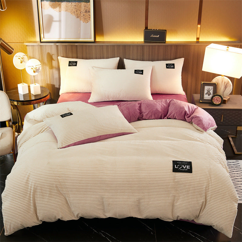 Korallenfleece-Bettbezug extra warm & weich | Restavia™