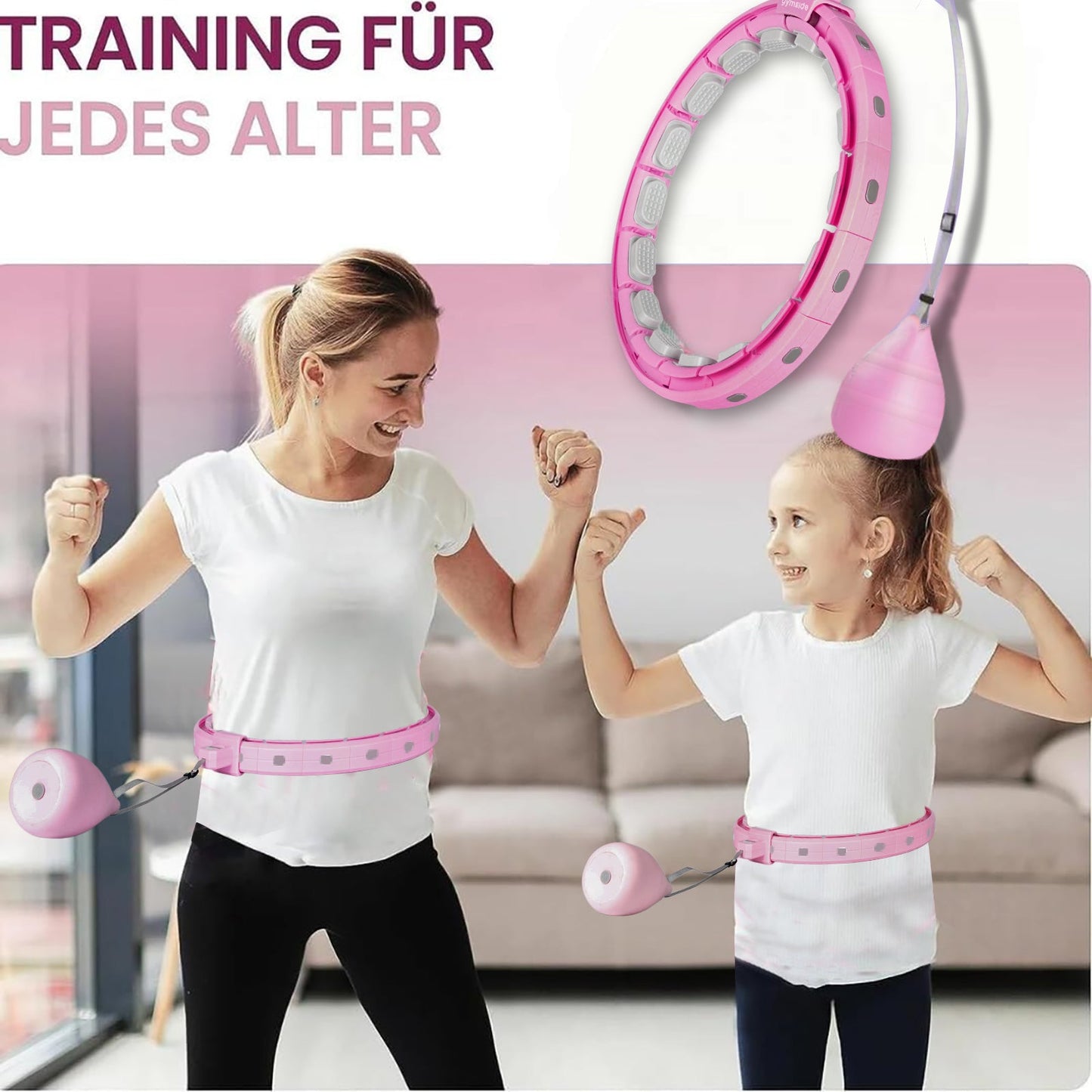 SlimHoop™ | Spielerisch Kalorien verbrennen & zuhause aktiv bleiben | NUR HEUTE GRATIS Trinkflasche im Wert von 19,95 € 🎁