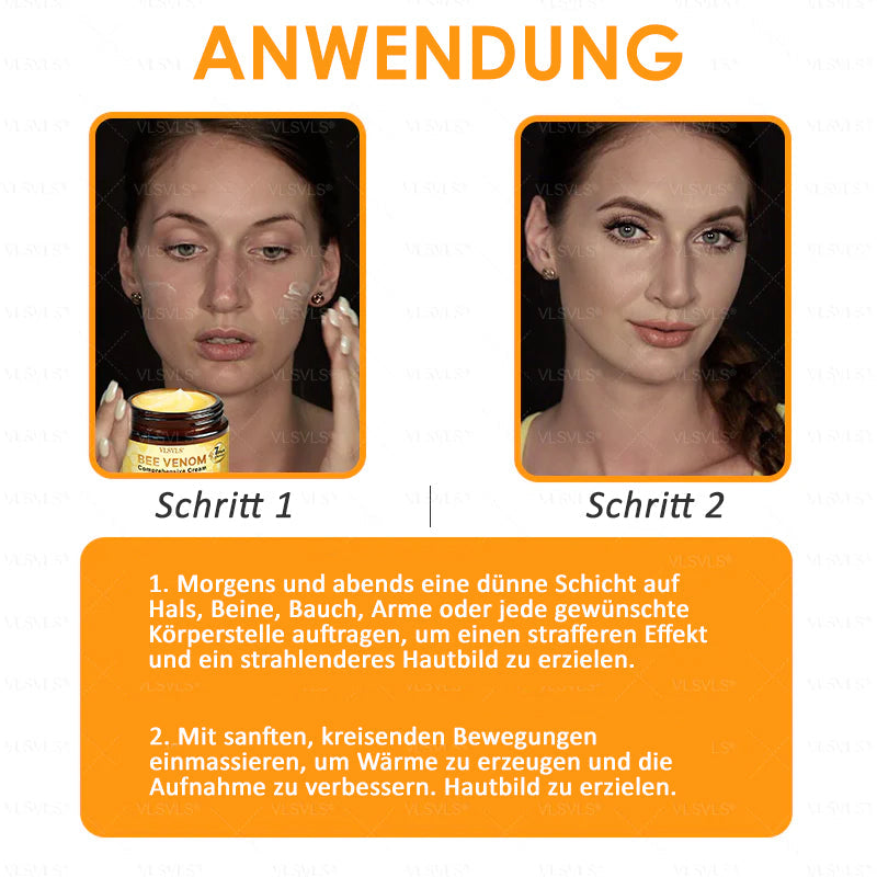 HealSkin™ – Straffende Anti-Aging-Creme mit Bienengift-Peptiden | Nur heute 50% RABATT