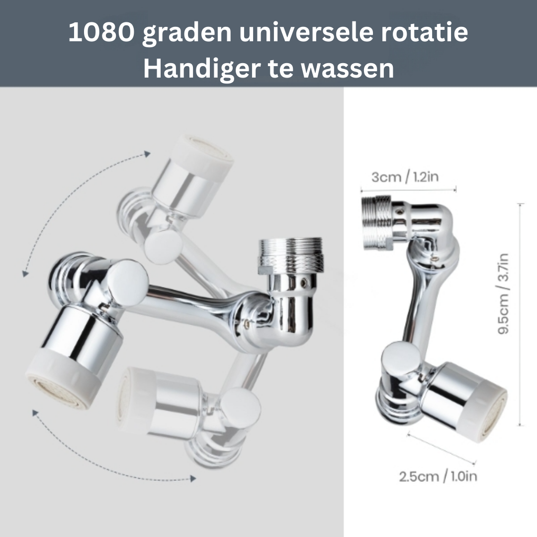 TwistTap™ – 1080-Grad-drehbare Verlängerungskran für flexible & praktische Nutzung | 50% Rabatt