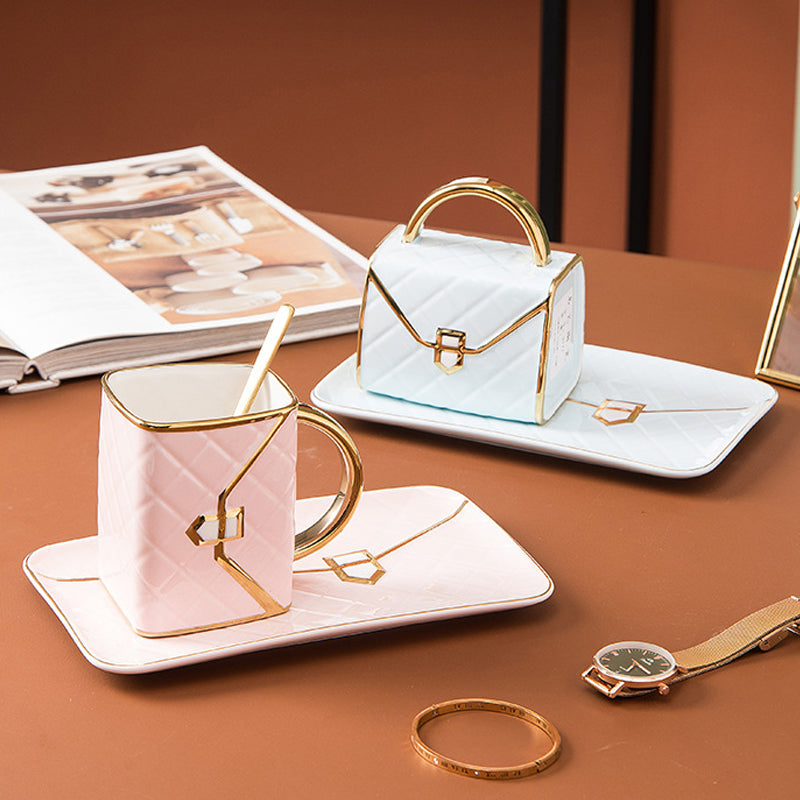 Handtaschen-Tasse Set