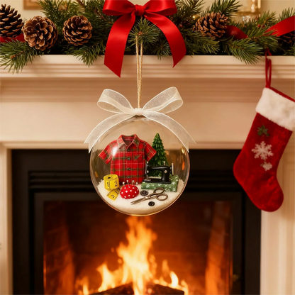 Christbaumschmuck für Nähfans
