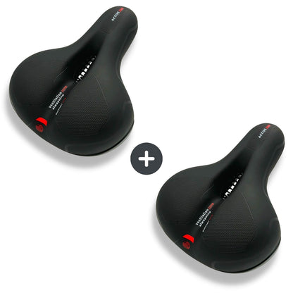 Fahrradsattel ergonomisch mit Memory-Schaum und Gel-Polsterung