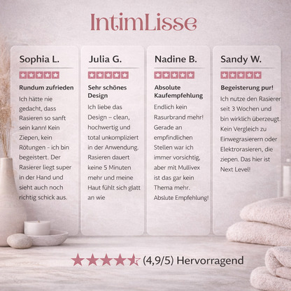 Intimrasierer Frauen | Elektrischer Rasierer für Damen | IntimLisse