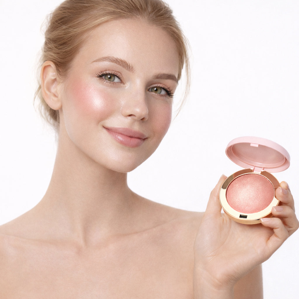 LuminaFlex™ | Glow Powder – Blush & Highlighter mit Spiegel