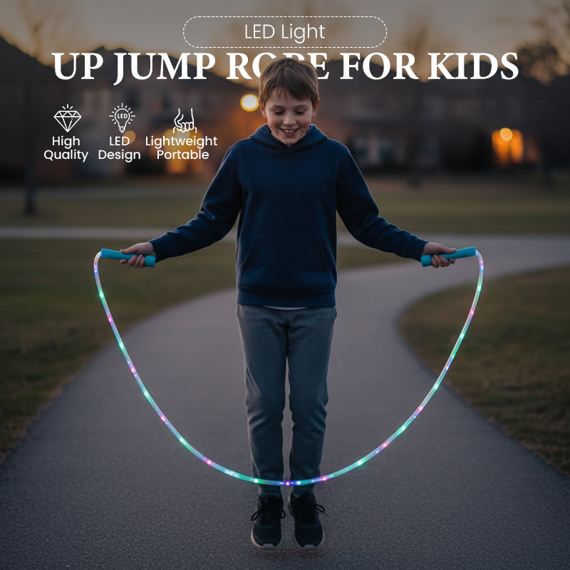 50% RABATT | LumaLeap™ - LED Springseil – Entfachen Sie freudige, selbstbewusste Fitness