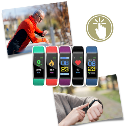 HealthTrack™ | Senioren-Smartwatch mit Gesundheitsfunktionen