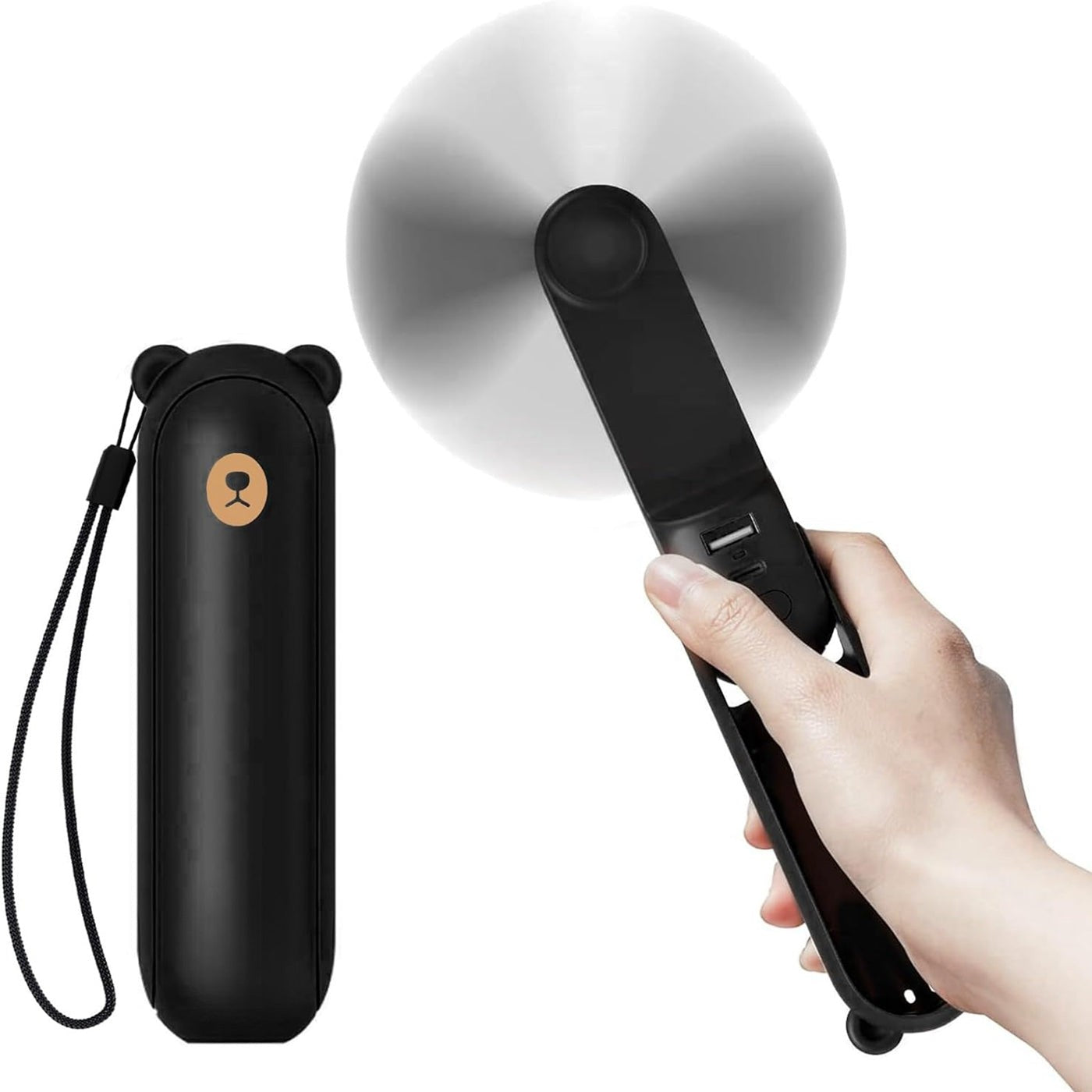 Handventilator | Ventilator mit USB & Taschenlampe | LuftBuddy