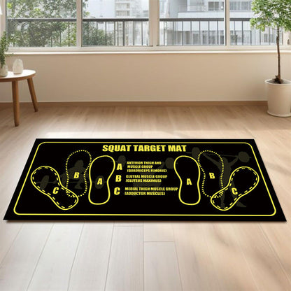 EarthPulse™ | Squat Matte – Perfekte Kniebeugen-Form & rutschfester Halt