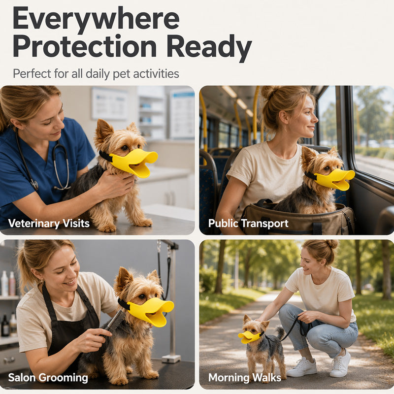Silikon-Maulkorb für Hunde mit Entenschnabel-Design | DuckGuard