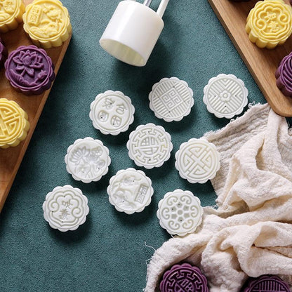 SweetMold Prägestempel-Set mit Gebäckformen