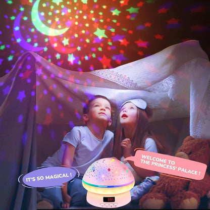 GLOWLIGHT – Magischer Sternenprojektor mit 16 Farben und Timer-Funktion