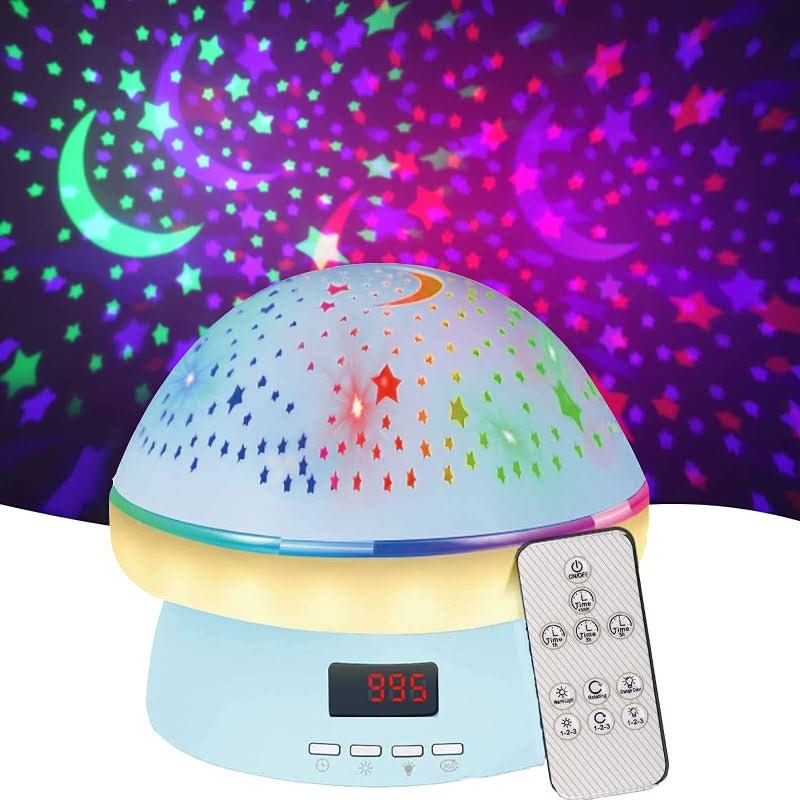 GLOWLIGHT – Magischer Sternenprojektor mit 16 Farben und Timer-Funktion