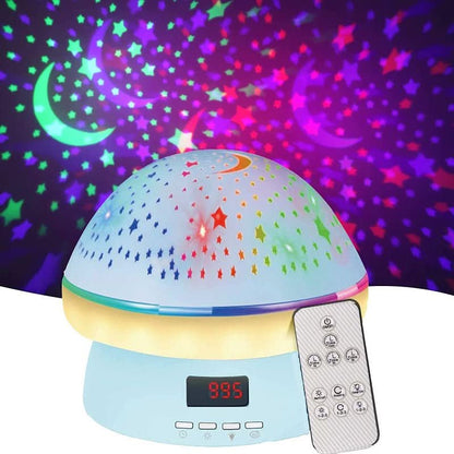 GLOWLIGHT – Magischer Sternenprojektor mit 16 Farben und Timer-Funktion