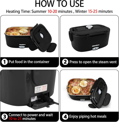 HeatSwift™ | Genieße jederzeit frische, heiße Mahlzeiten, um deinen Antrieb zu stärken