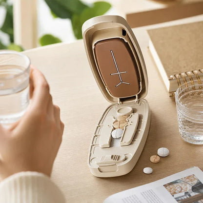 PillMate™ | Kompakter Tablettenteiler mit Klingenführung