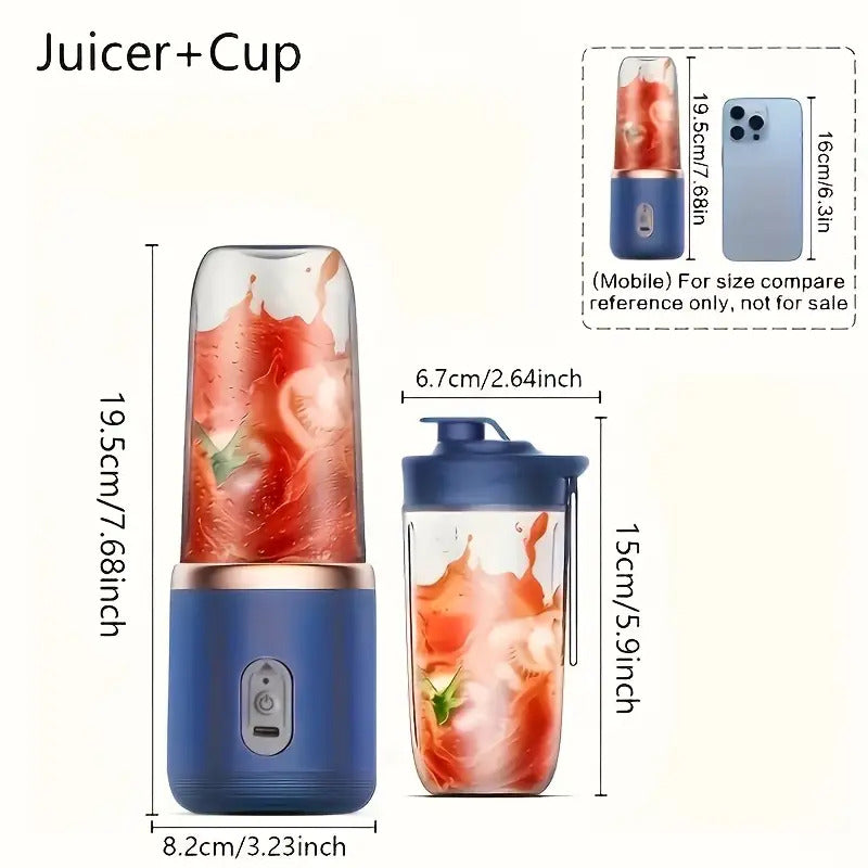 Kabelloser Mini Mixer 2-in-1 mit To-Go-Becher
