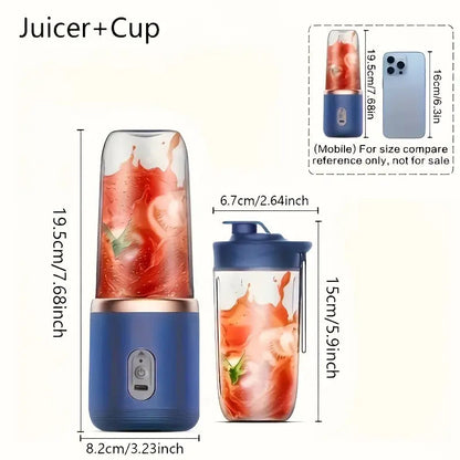 Kabelloser Mini Mixer 2-in-1 mit To-Go-Becher