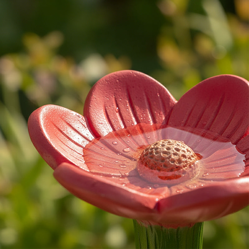 Bienen | Wasserstelle Gartenspieß in Blumenform