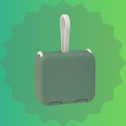 TravelCharge™ | Faltbarer Handyhalter mit Powerbank