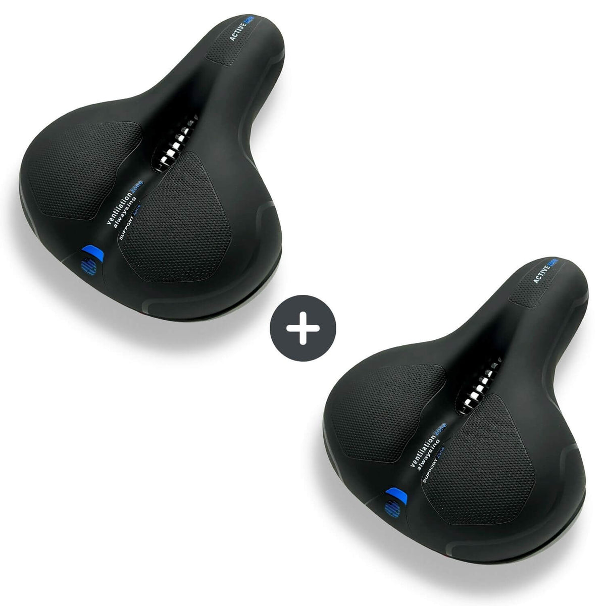 Fahrradsattel ergonomisch mit Memory-Schaum und Gel-Polsterung