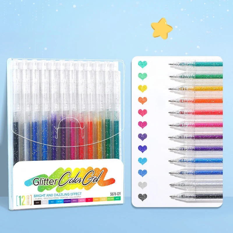 LusterScript — Glitzer-Gelstift-Sets | 50% RABATT