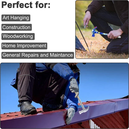GripPro™ - Kompaktes 6-in-1 Hammer-Set für schnelle, präzise Reparaturen