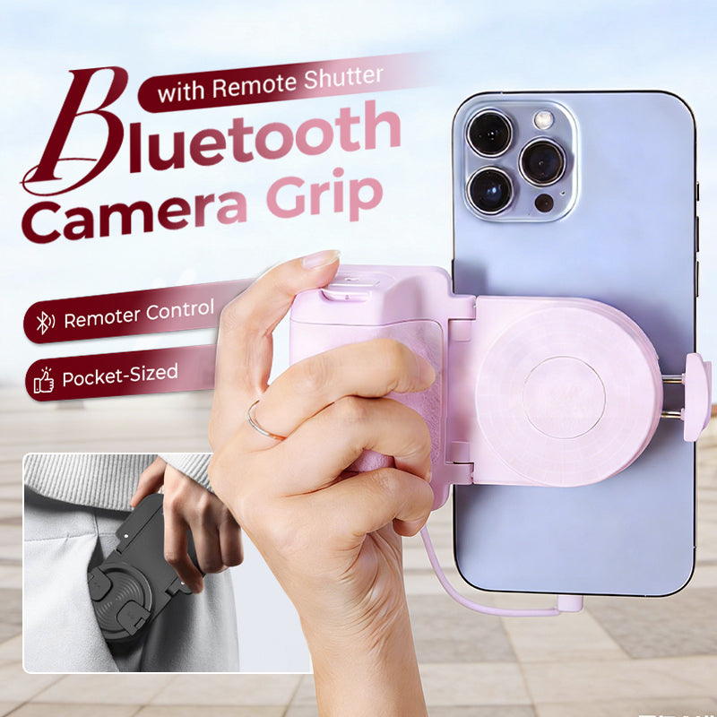 SnapGrip™ | Der stabile Smartphone-Griff mit Bluetooth-Fernauslöser für verwacklungsfreie Fotos und Videos