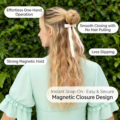 1+1 GRATIS | SnapBow™ - Magnetische Haarspange für starken Halt & sofortiges Volumen
