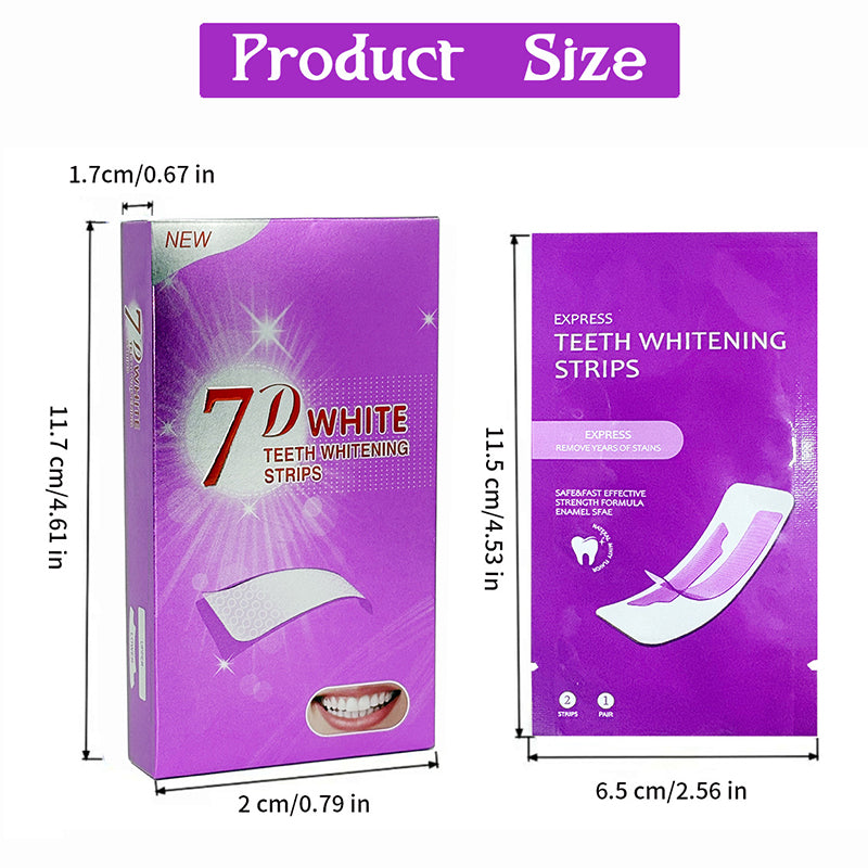BrightSmile PAP™ | Radiant Smile Streifen 14 Stück — Mühelose Helligkeitssteigerung