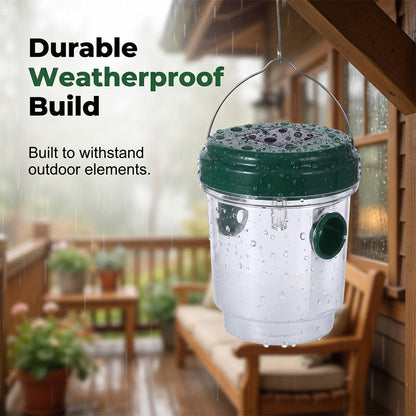 Solarbetriebene Wespenfalle mit LED-Anlockung | 1+1 GRATIS