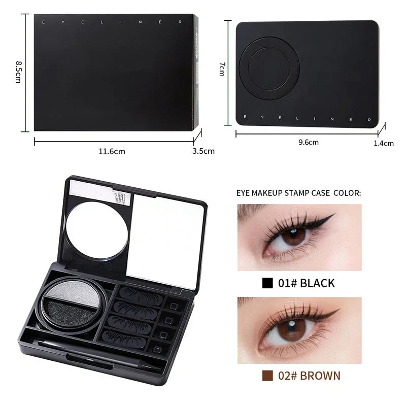 1+1 GRATIS PAKET - Stempel-Eyeliner wasserfest symmetrisch | StampLiner
