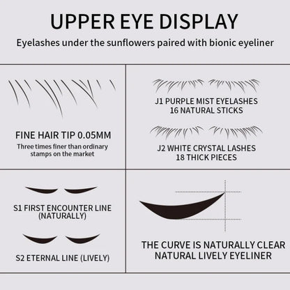 1+1 GRATIS PAKET - Stempel-Eyeliner wasserfest symmetrisch | StampLiner