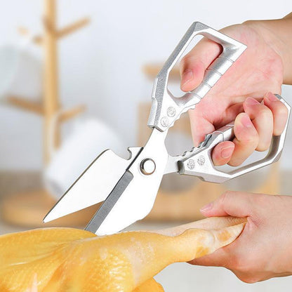 Küchenschere Edelstahl – für Fleisch & Knochen | 1+1 GRATIS