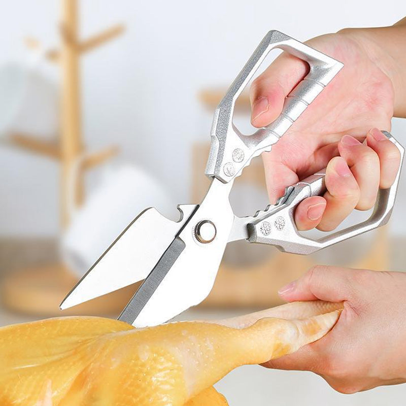 Küchenschere Edelstahl – für Fleisch & Knochen | 1+1 GRATIS