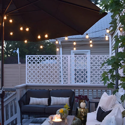 FairyFlicker Lichterketten | Luxuriöse Terrassenbeleuchtung mit wasserdichtem Schutz | 50% RABATT