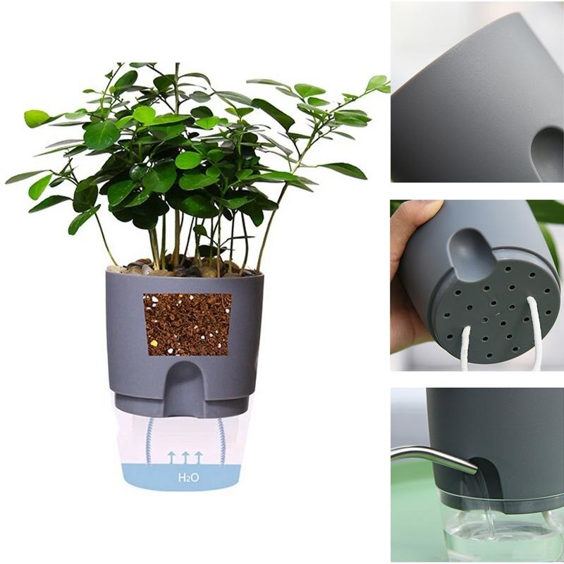 GreenFlow™ | Selbstbewässernder Hydro-Kultur-Blumentopf