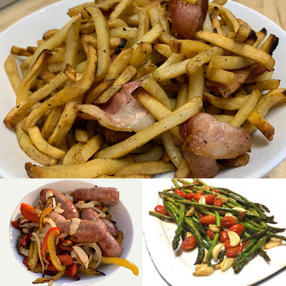 GrillMaster | 360° BBQ Grillkorb aus Edelstahl | Gleichmäßiges Grillen ohne Anbrennen | 1+1 GRATIS