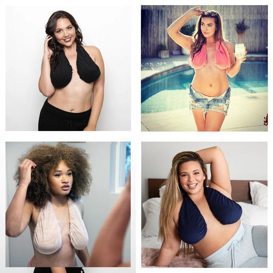 SpaEase™ | Bequemer Handtuch-BH | Weiches Innenfutter | Saugstark