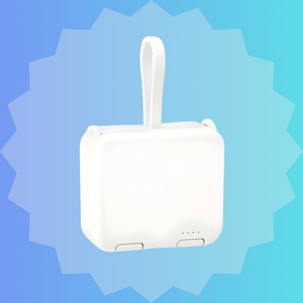 TravelCharge™ | Faltbarer Handyhalter mit Powerbank