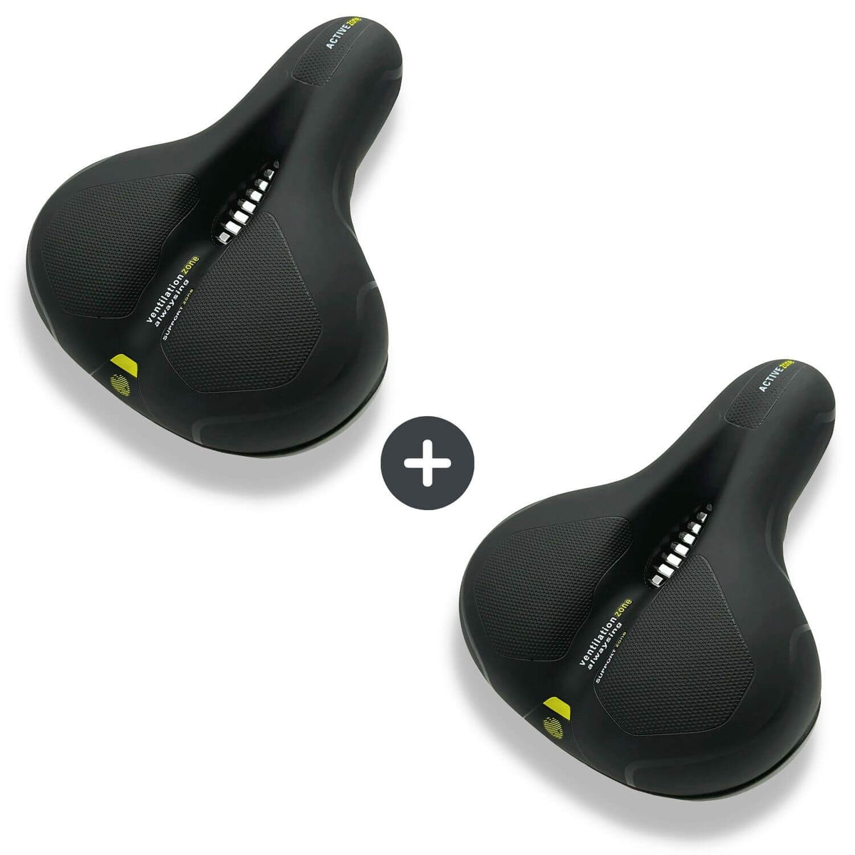 Fahrradsattel ergonomisch mit Memory-Schaum und Gel-Polsterung