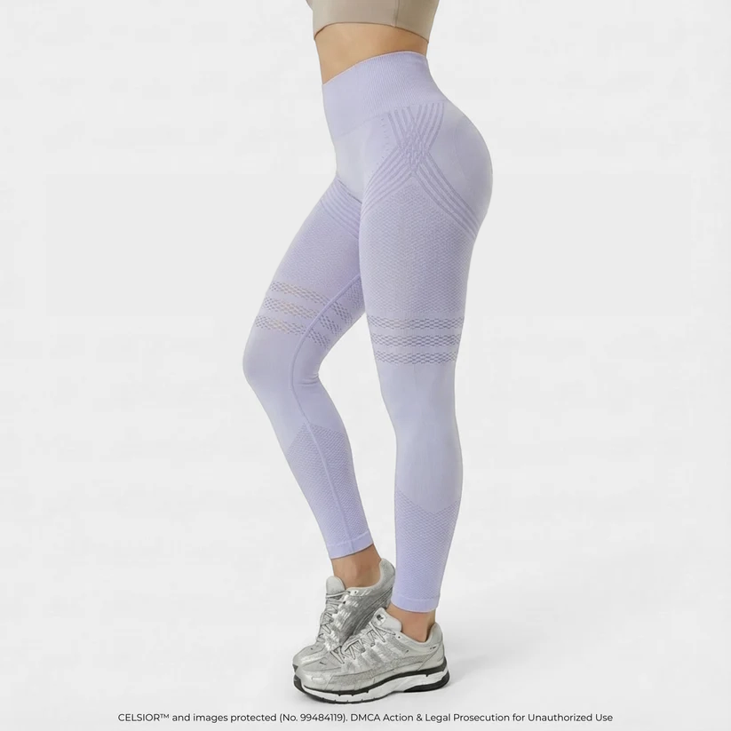 Hochgeschnittene, hüfthebende, elastische, schnelltrocknende Yoga-Leggings