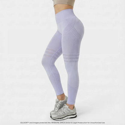 Hochgeschnittene, hüfthebende, elastische, schnelltrocknende Yoga-Leggings